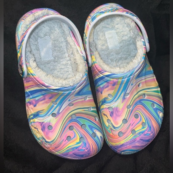Crocs Adult Unisex Baya Lined Printed Clog Multicolor Size M-4 W-6 - Picture 4 of 14